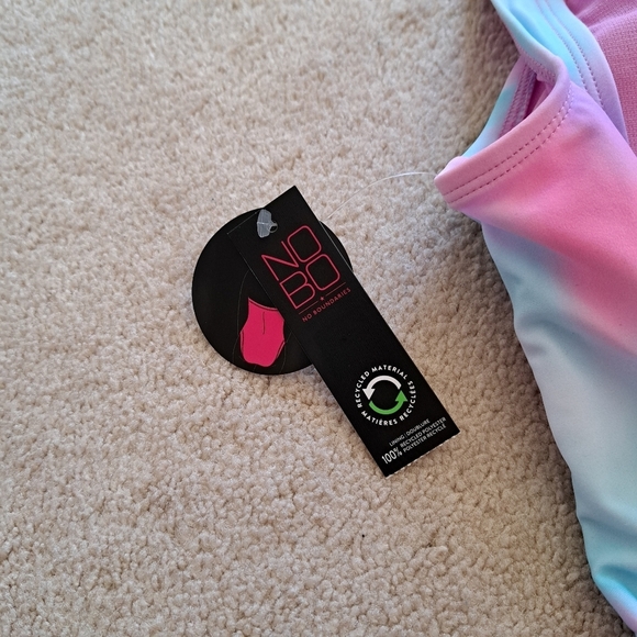 ❤️ No Boundaries Swimsuit Tie-Dye One Piece Bathing Suit Pink Blue NWT - Picture 8 of 15